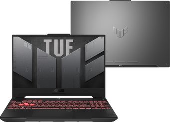 Ноутбук Asus TUF Gaming A17 FA707NUQ-HX034, 17.3" IPS, Ryzen 7 170/ 16Gb/ 1TB SSD/ RTX 4050 6Gb/ Black (90NR0QH5-M001T0)
