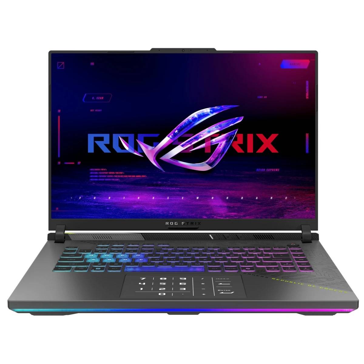 Ноутбук Asus ROG Strix G16 G614PR-RV089, 16" IPS, Ryzen 9 8940HX/ 32Gb/ 1TbSSD/ RTX 5070 TI 12Gb/ Grey (90NR0NJ7-M00620)