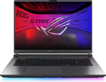 Ноутбук Asus ROG Strix G18 G815JHR-S9024, 18" IPS, Core i7 14650HX/ 16Gb/ 1TbSSD/ RTX 5050 8Gb/ Eclipse Gray (90NR0LA1-M000S0)