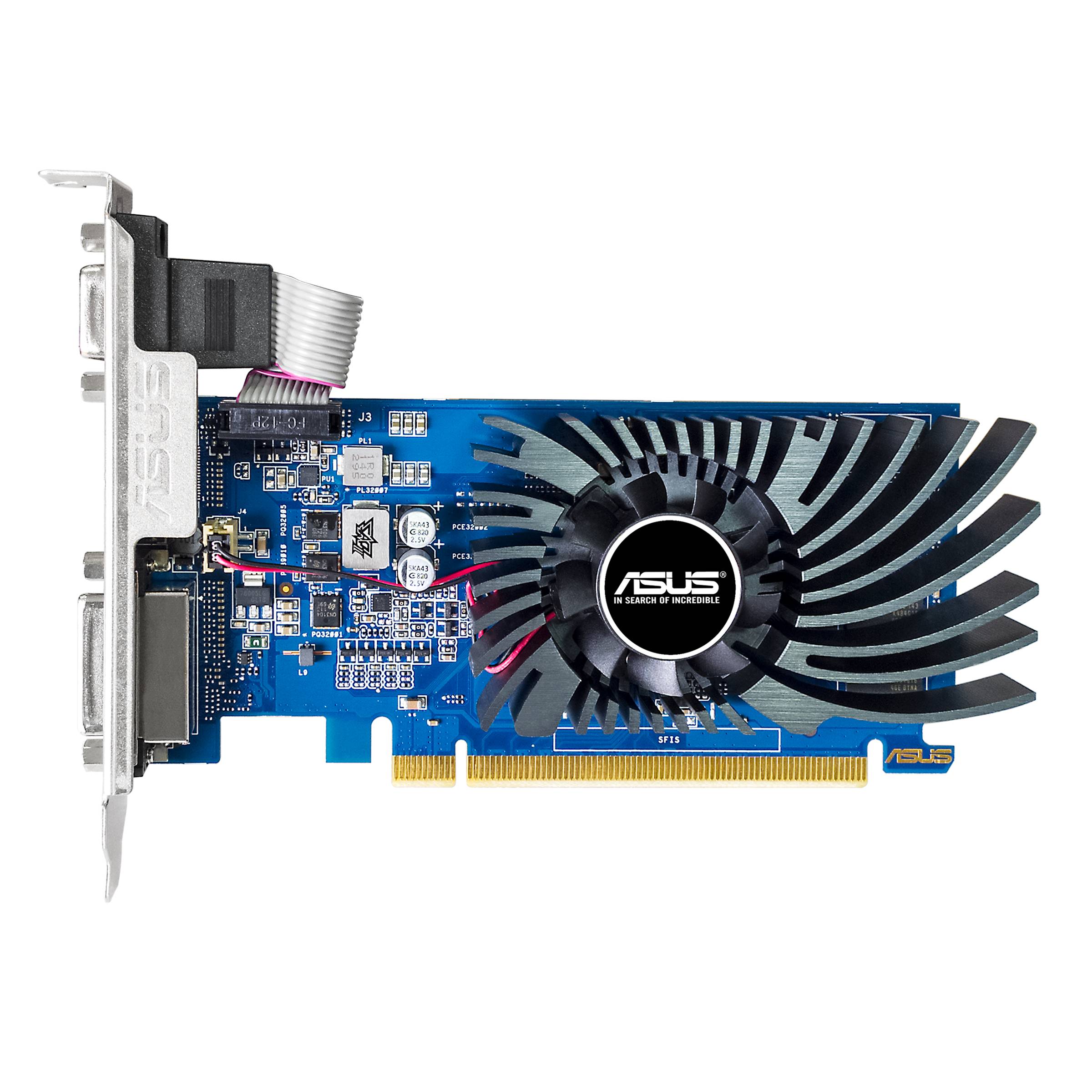 Видеокарта GeForce GT 730, 2Gb DDR3 64bit, Asus GT730-2GD3-BRK-EVO, RTL