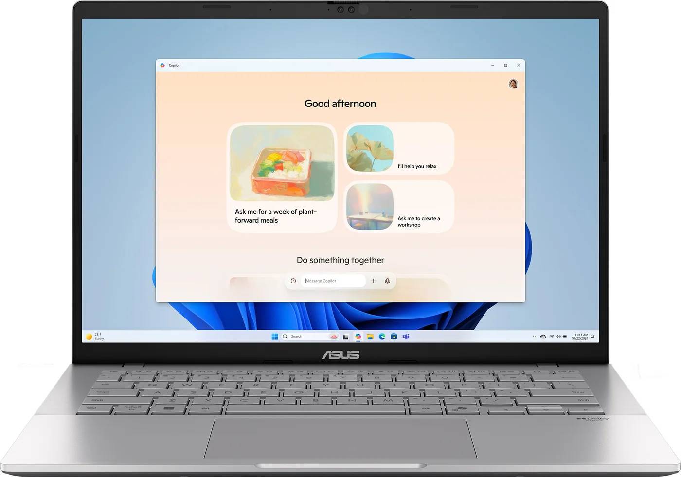 Ноутбук Asus Vivobook S14 M3407HA-SF065, 14" OLED, Ryzen 5 220/ 16Gb/ 512SSD/ Silver (90NB16E2-M004J0)