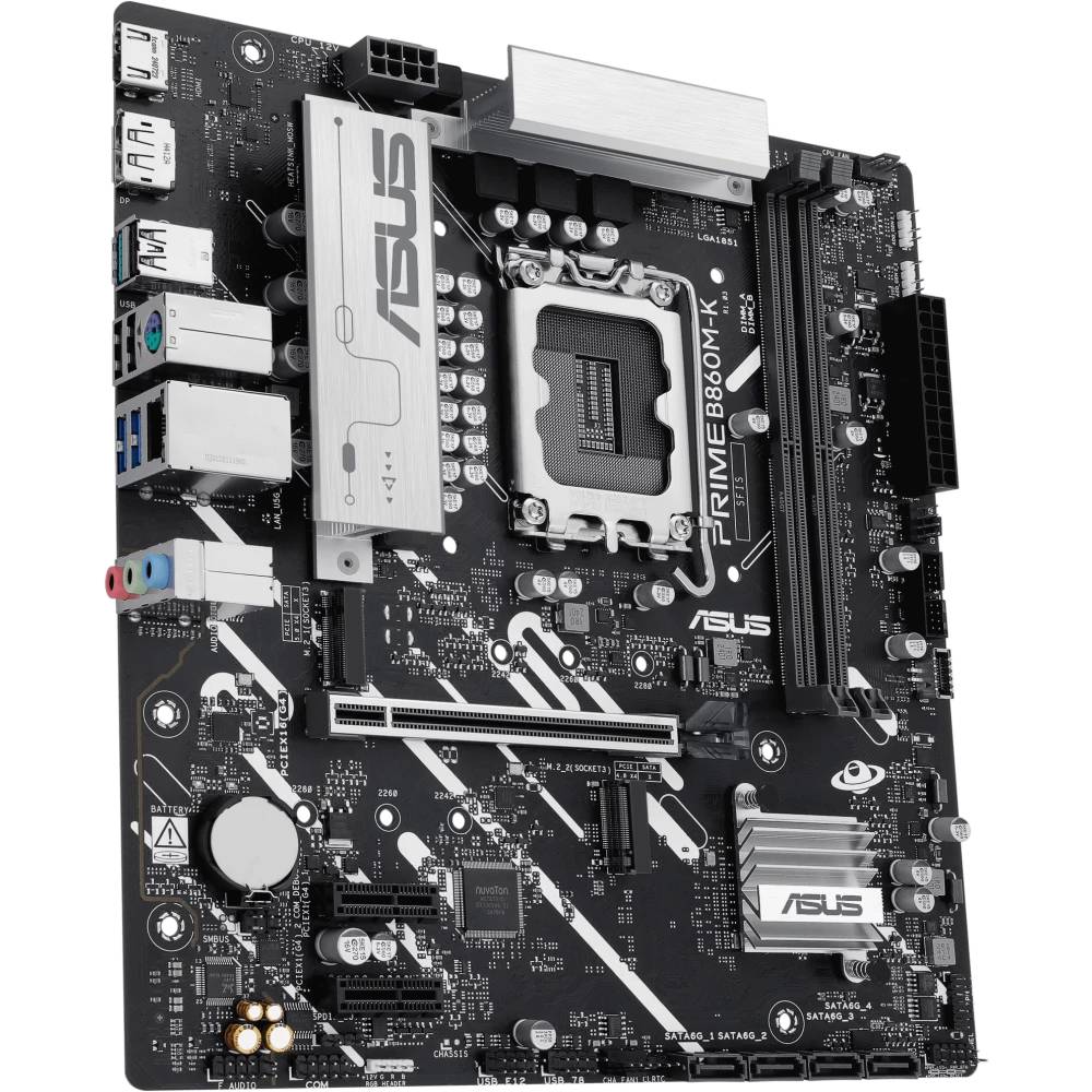 Материнская плата ASUS PRIME B860M-K, LGA1851, (HDMI, DP), 2xDDR V, mATX
