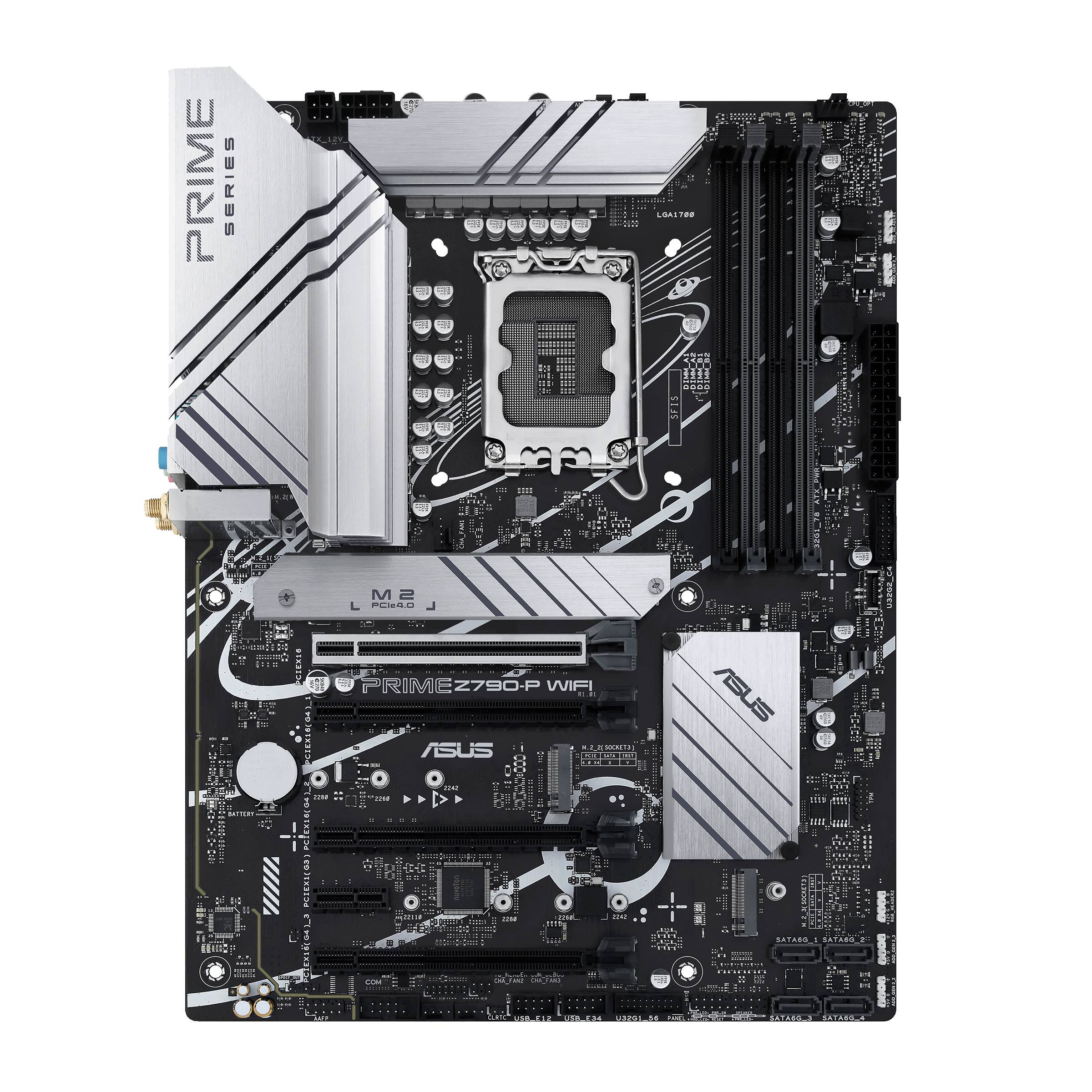 Материнская плата Asus Prime Z790-P WIFI, LGA1700, (HDMI, DP), 4xDDR V, ATX