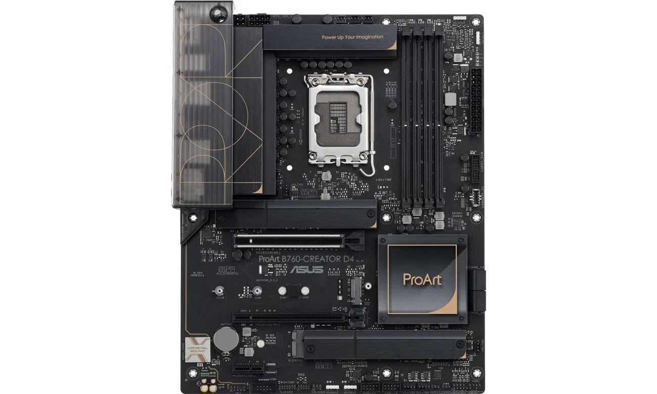 Материнская плата Asus PROART B760-CREATOR, LGA1700, (HDMI, DP), 4xDDR V, ATX