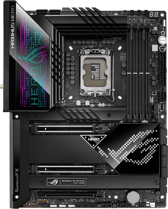 Материнская плата Asus ROG MAXIMUS Z690 HERO, LGA1700, (HDMI, DP), 4xDDR V, ATX