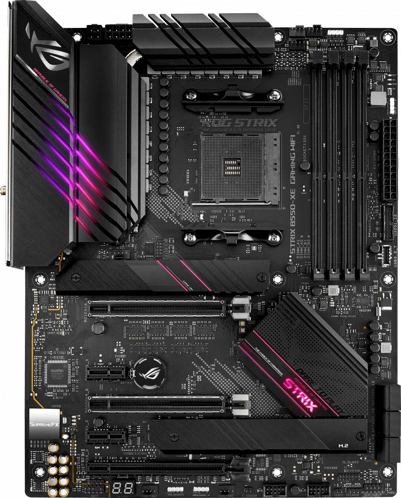 Материнская плата Asus ROG STRIX B550-XE GAMING WIFI, AM4, (HDMI, DP), 4xDDR IV, ATX