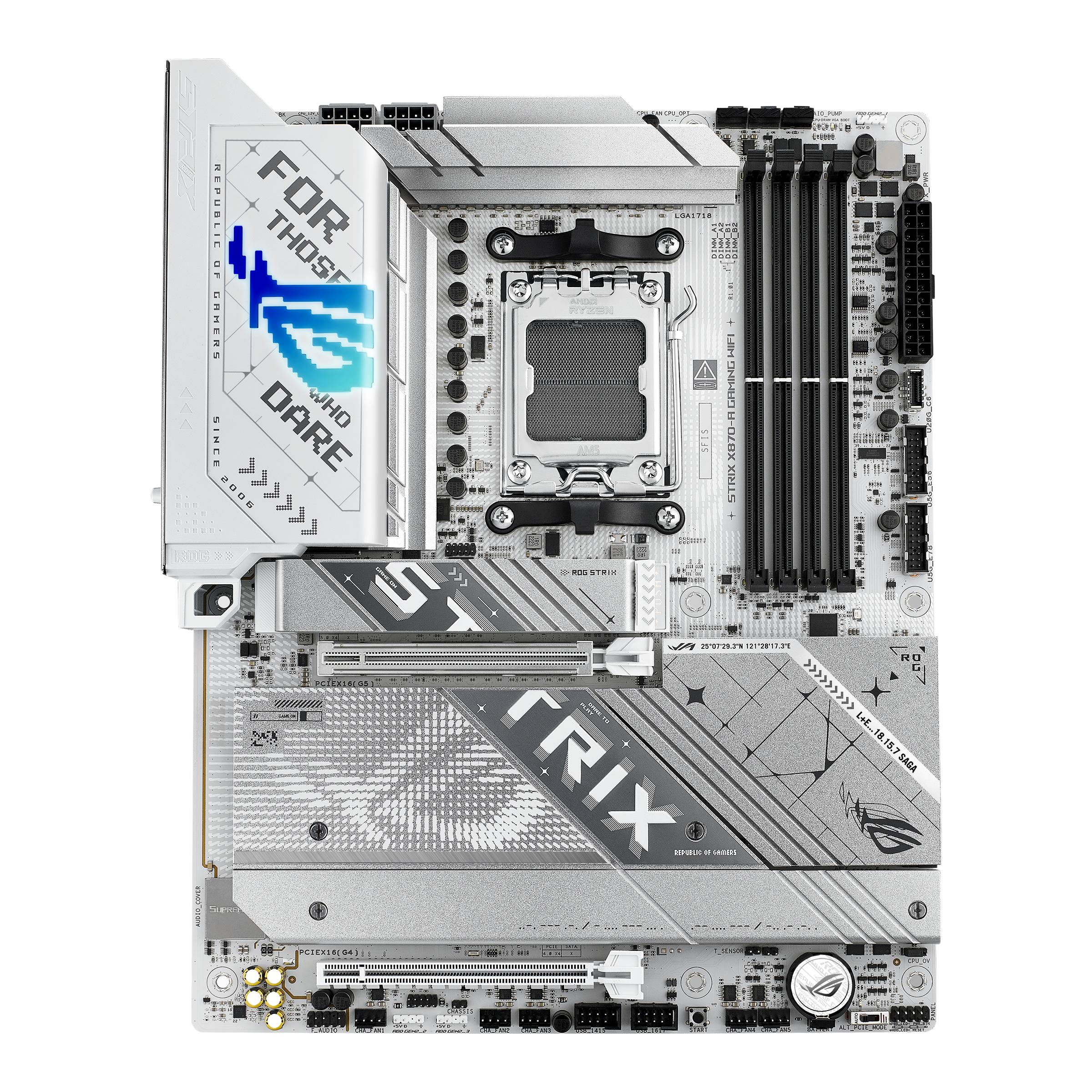 Материнская плата Asus ROG STRIX X870-A GAMING WIFI, AM5, (HDMI, DP), 4xDDR V, ATX