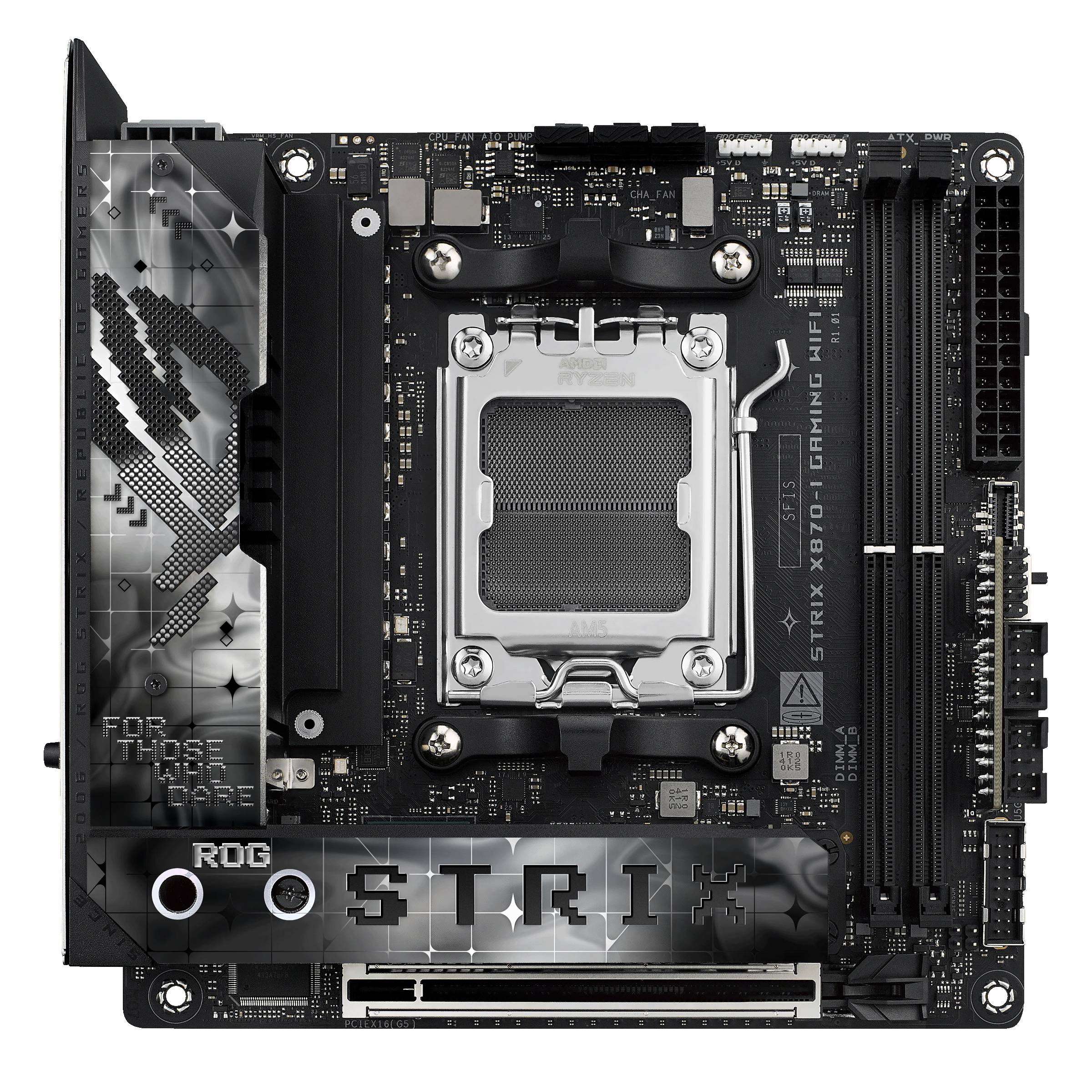 Материнская плата Asus ROG STRIX X870-I GAMING WIFI, AM5, (HDMI), 2xDDR V, mini-ITX