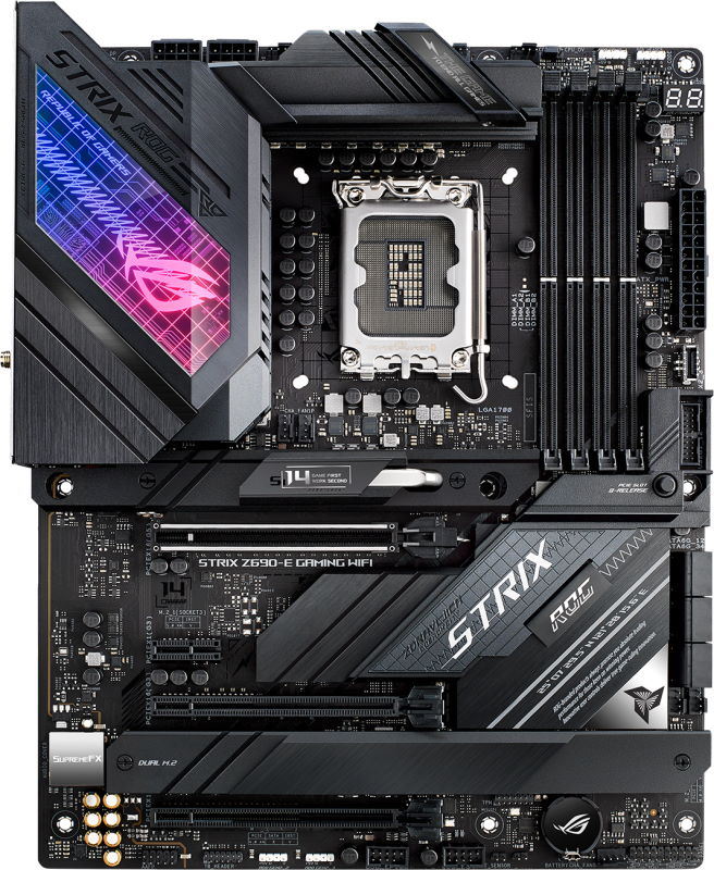 Материнская плата Asus ROG STRIX Z690-E GAMING WIFI, LGA1700, (HDMI, DP), 4xDDR V, ATX