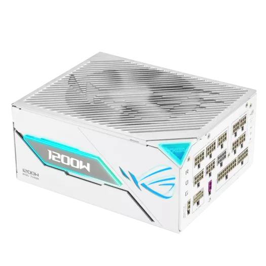 Блок питания 1200Вт, Asus ROG-THOR-1200P3-WHITE-GAMING, 80 Plus Platinum, APFC, ATX