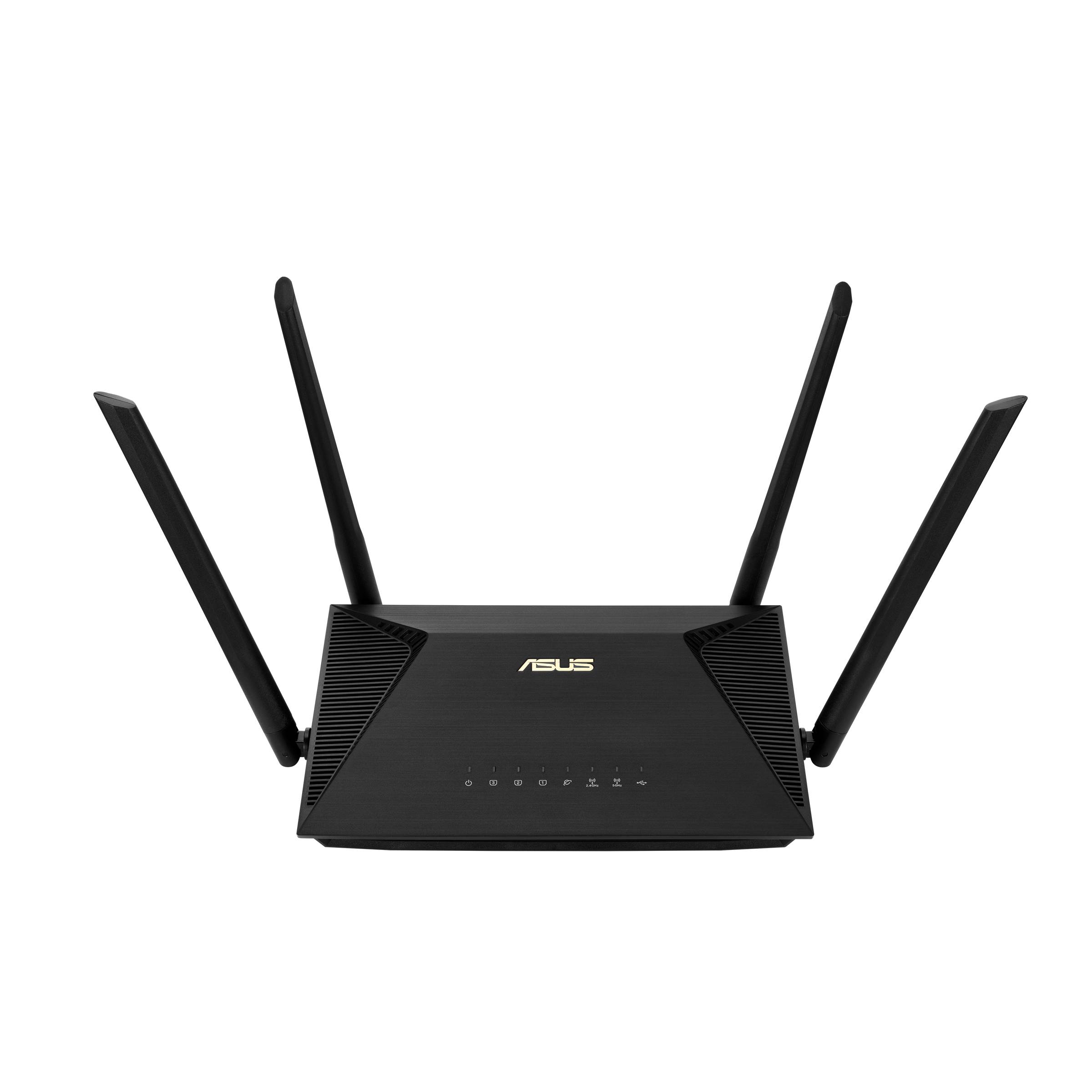 Роутер Wi-Fi Asus RT-AX53U, 2.4/5GHz 1775Mbps, 3xLAN 1Gbps, 1xWAN