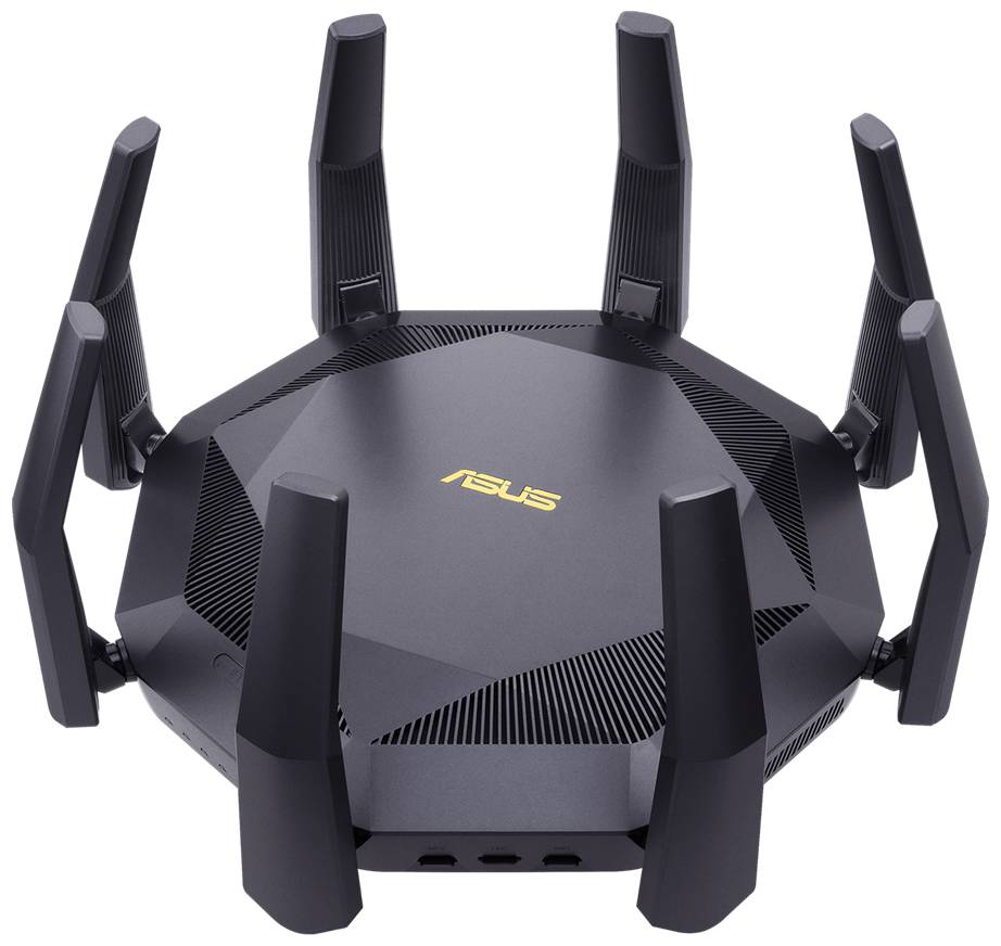 Роутер Wi-Fi Asus RT-AX89X, 2.4/5GHz 6000Mbps, 8xLAN 1Gbps, SFP