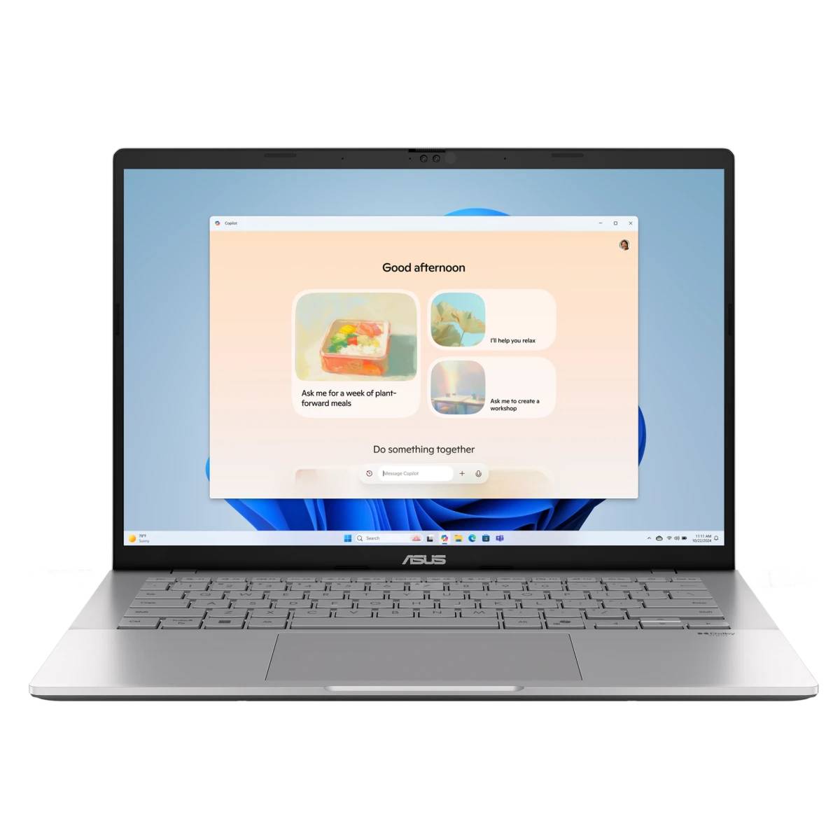 Ноутбук Asus VivoBook S14 S3407CA-LY098, 14" IPS, Core Ultra 5 225H/ 16Gb/ 512SSD/ Silver (90NB16J1-M00770)