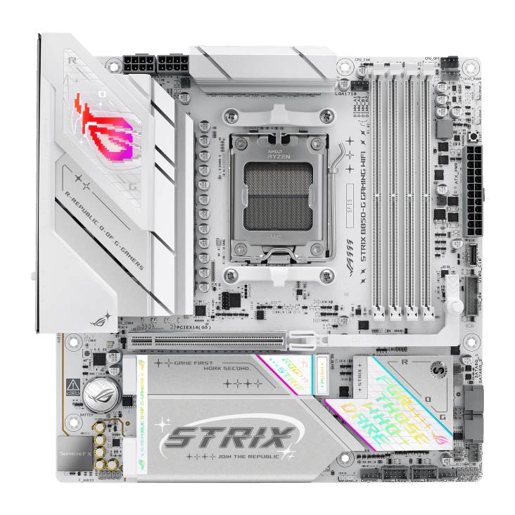 Материнская плата Asus ROG STRIX B850-G GAMING WIFI, AM5, (HDMI, DP), 4xDDR V, mATX