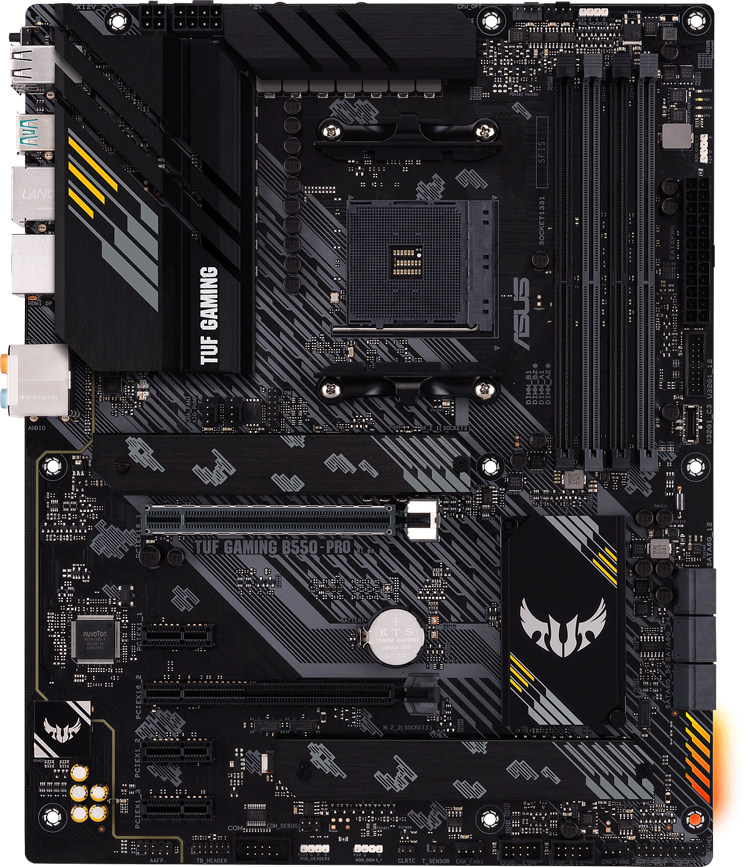 Материнская плата Asus TUF GAMING B550-PRO, AM4, (HDMI, DP), 4xDDR IV, ATX