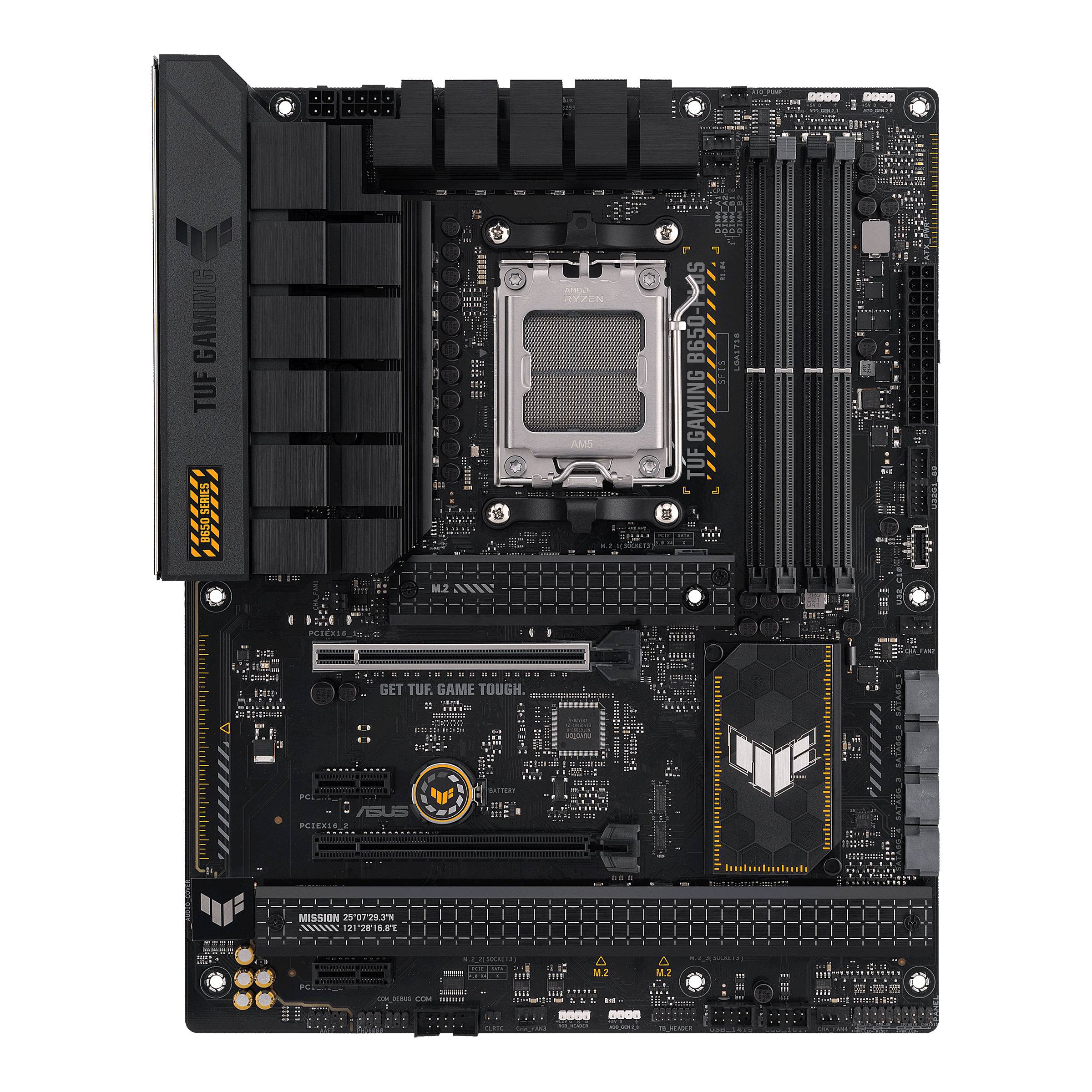 Материнская плата Asus TUF Gaming B650-Plus, AM5, (HDMI, DP), 4xDDR V, ATX