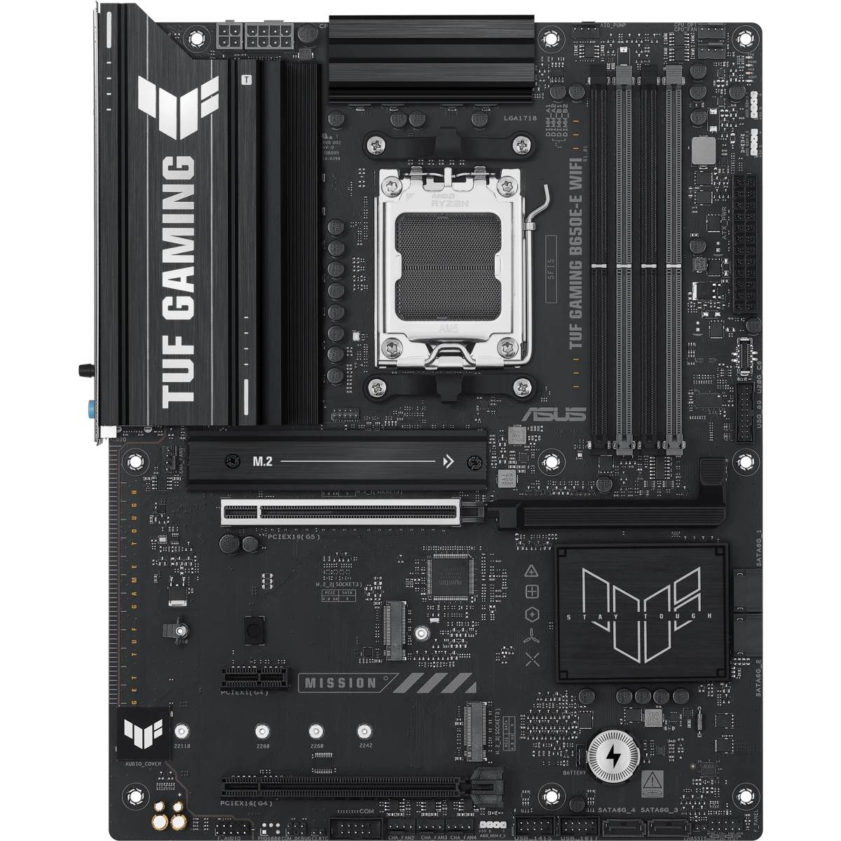 Материнская плата Asus TUF GAMING B650E-E WIFI, AM5, (HDMI, DP), 4xDDR V, ATX