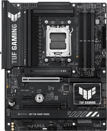 Материнская плата Asus TUF GAMING B850-PLUS WIFI, AM5, (HDMI, DP), 4xDDR V, ATX
