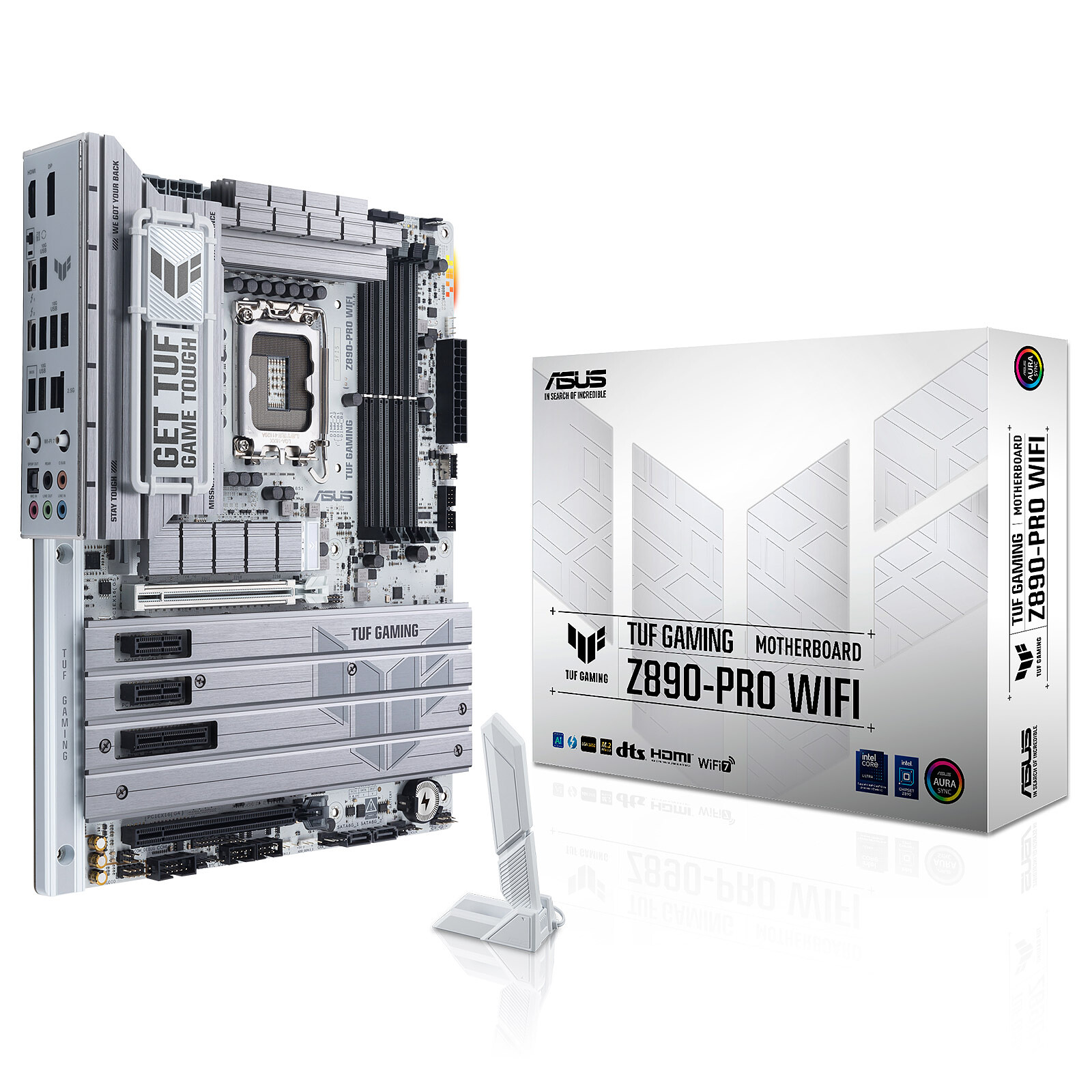 Материнская плата ASUS TUF Gaming Z890-Pro WiFi, LGA1851, (HDMI, DP), 4xDDR V, ATX