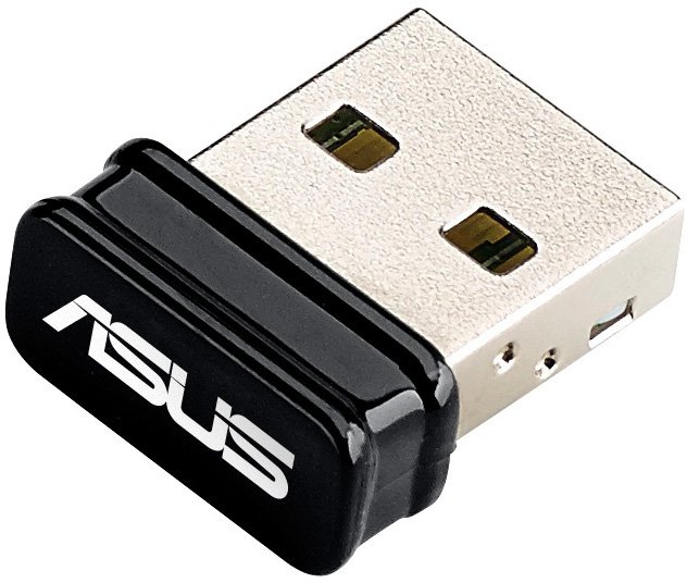 Сетевая карта Wi-Fi, ASUS USB-N10 NANO, 2.4GHz 150MBps, USB