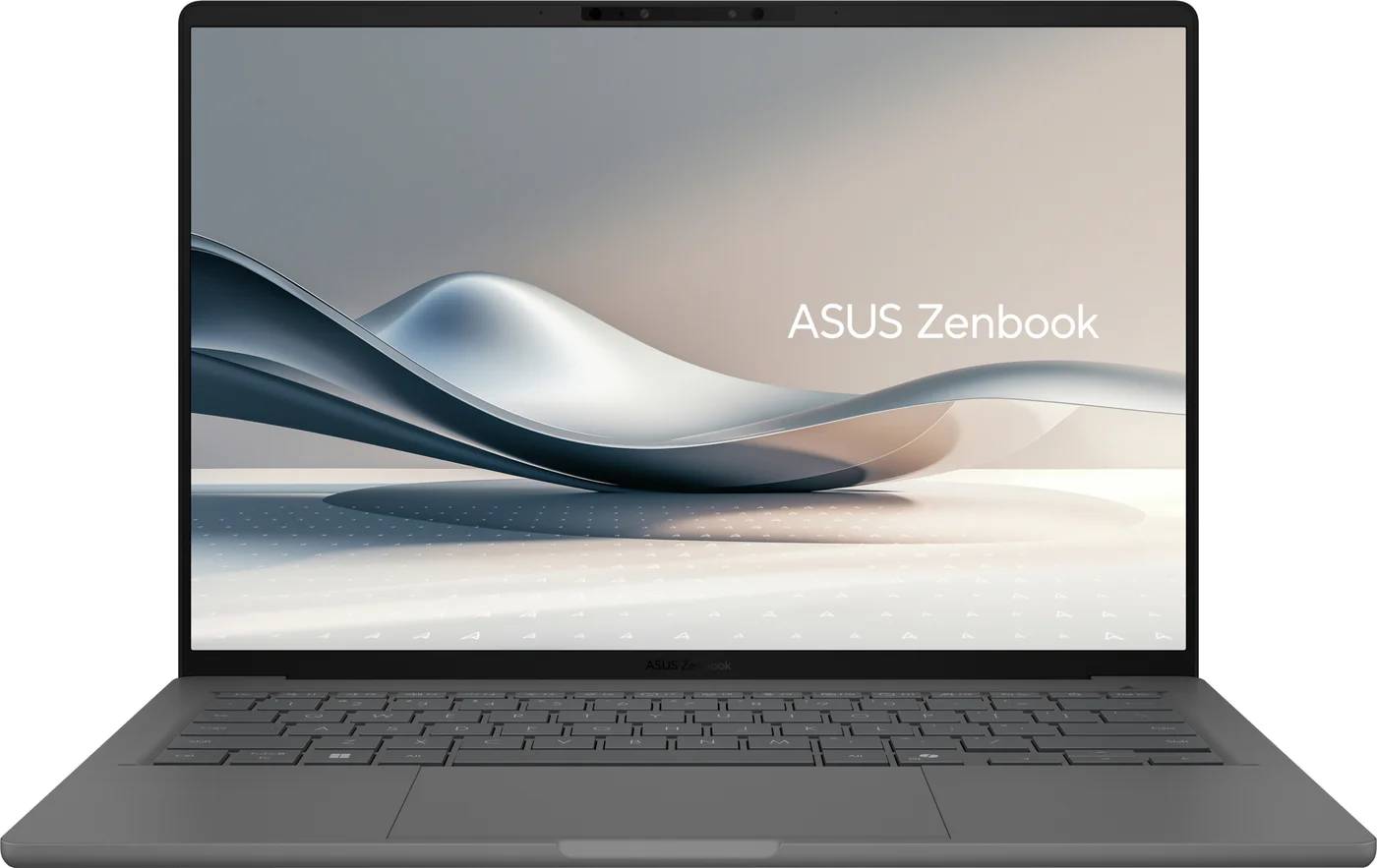 Ноутбук Asus Zenbook 14 UX3407QA-QD215W, 14" OLED, Snapdragon X X1-26-100/ 16Gb/ 512SSD/ W11/ Gray (90NB1502-M00MN0)