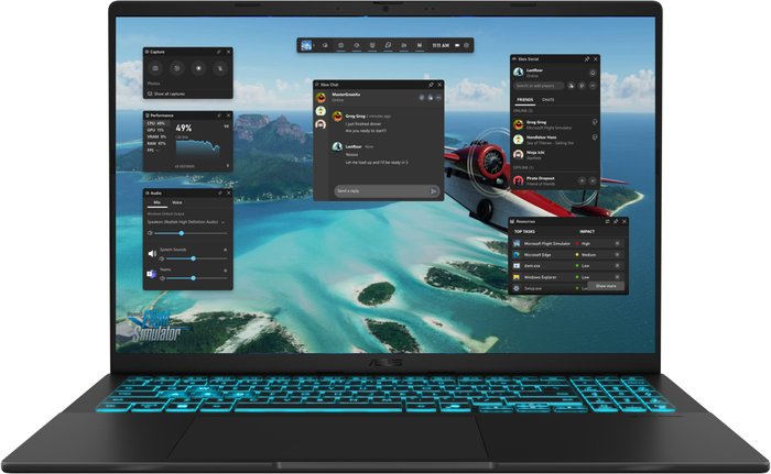 Ноутбук ASUS V16 V3607VJ-TK185W, 16", IPS, Core 5 210H/ 8Gb/ 512SSD/ RTX 3050 6Gb/ W11/ Black (90NB15V1-M00M00)