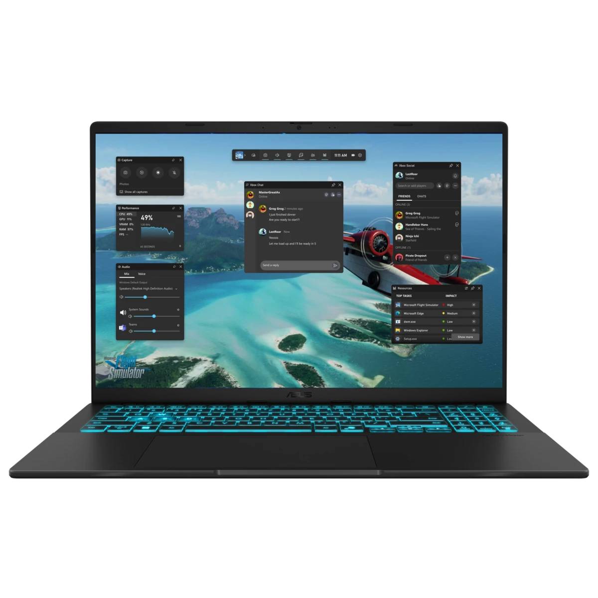 Ноутбук Asus Vivobook 16 V3607VM-RP058, 16" IPS, Core 5 210H/ 16Gb/ 1TbSSD/ RTX 5060 8GB/ Black (90NB16K1-M004Y0)