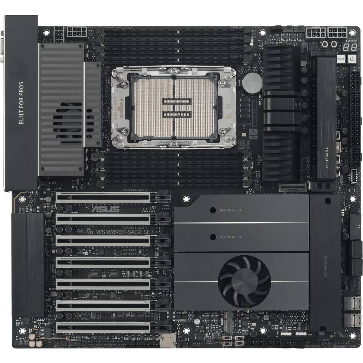 Материнская плата ASUS PRO WS W890E-SAGE SE, LGA4710, (VGA, 2xmDP), 8xDDR V, SSI CEB
