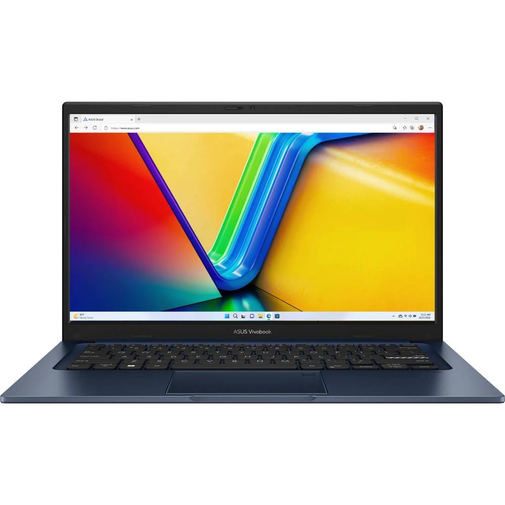 Ноутбук Asus VivoBook 14 X1404VA-I512256, 14" IPS, Core i5 1334U/ 12Gb/ 256SSD/ W11/ Blue (90NB10I1-M016B0)