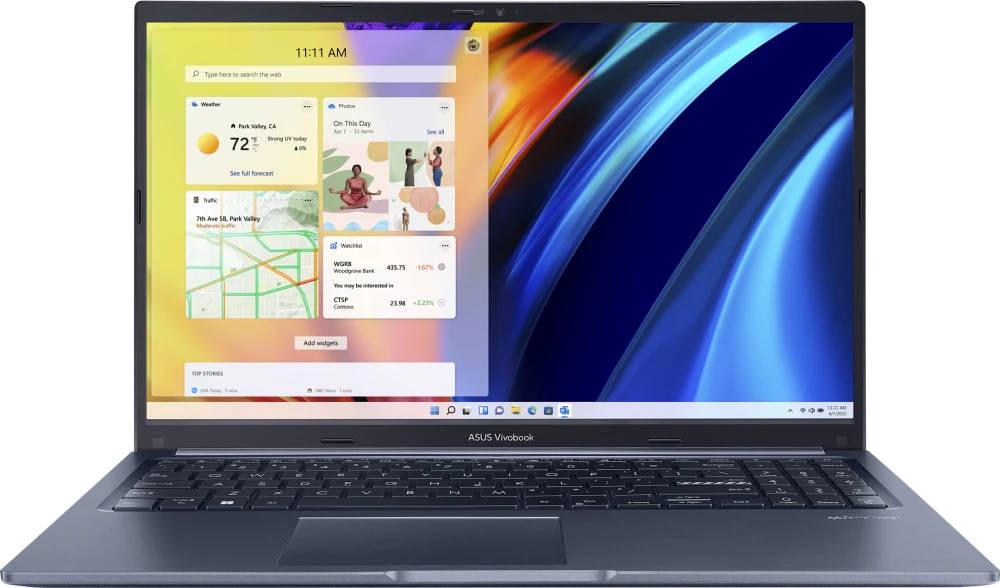 Ноутбук ASUS Vivobook Go 15 X1502VA-BQ924, 15.6" IPS, Core i7 13620H/ 16Gb/ 512SSD/ Blue