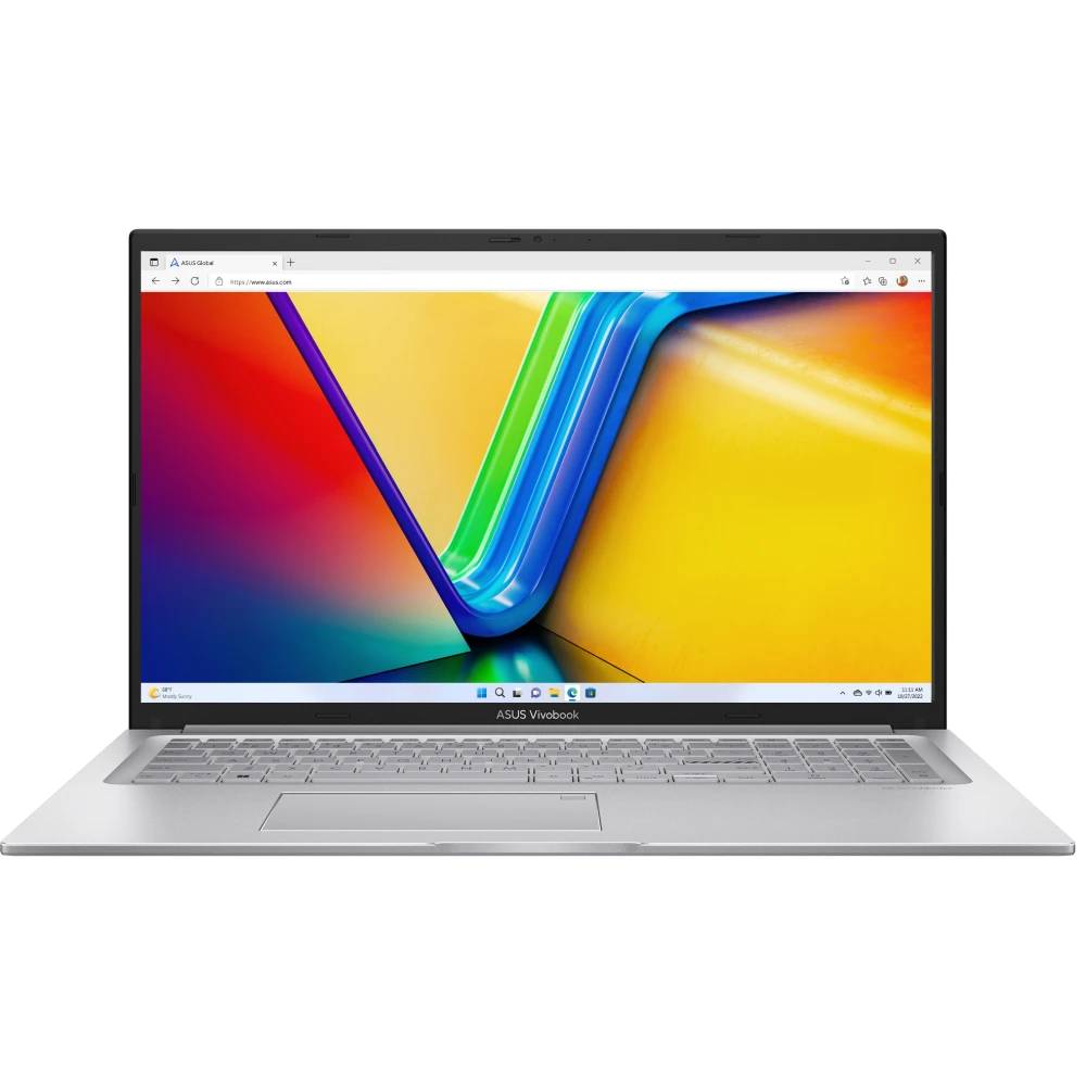 Ноутбук Asus Vivobook 17 X1704VA-AU1078, 17.3" IPS, Core 5 120U/ 16Gb/ 512SSD/ Silver