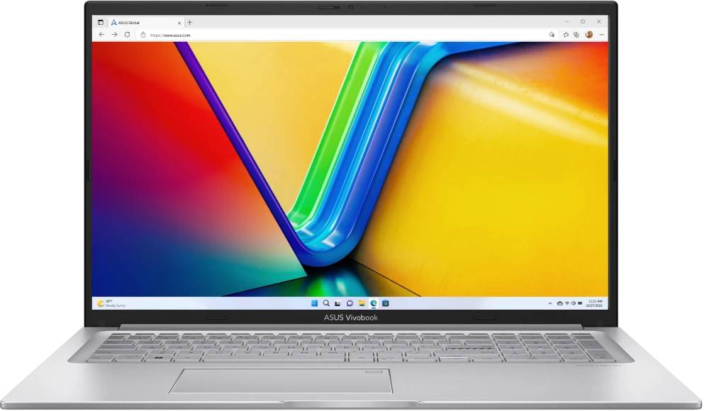 Ноутбук Asus VivoBook 17 X1704VA-AU983, 17.3" IPS, Core 5 120U/ 16Gb/ 512SSD/ W11/ Silver