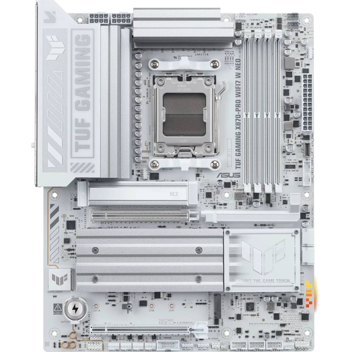 Материнская плата Asus TUF GAMING X870-PRO WIFI7 W NEO, AM5, (HDMI), 4xDDR V, ATX