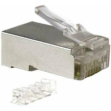Коннектор RJ-45, cat.6, Hyperline PLUG-8P8C-UV-C6-SH-100, 100шт