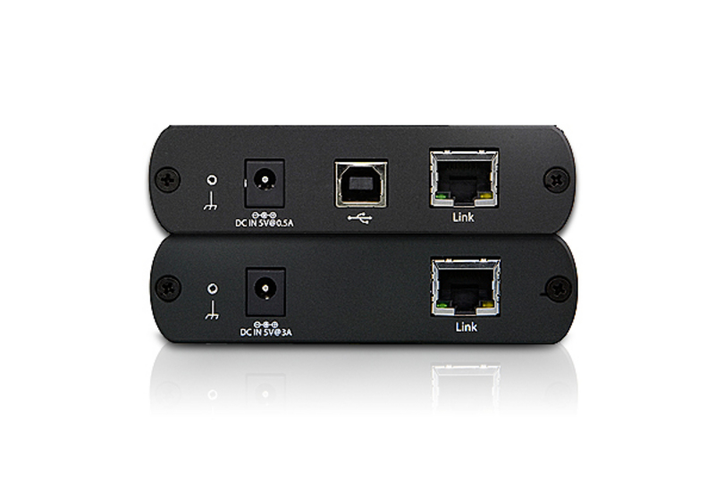 USB (B) - RJ45 - 4xUSB (AF), Aten UEH4002, USB Extender, до 100м