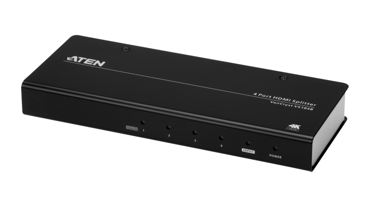 Разветвитель HDMI Aten VS184B-AT-G, 1in - 4out