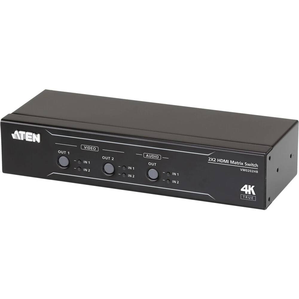 Переключатель HDMI Aten VM0202HB-AT-G, 2xHDMI - 2xHDMI