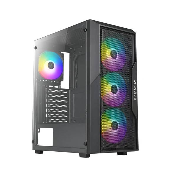 Корпус Azza FIGHTER CSAZ-290, черный, без БП, ATX