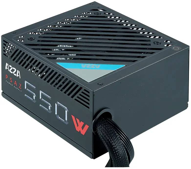 Блок питания 550Вт, Azza PSAZ-550W, 80 Plus Bronze, APFC, ATX