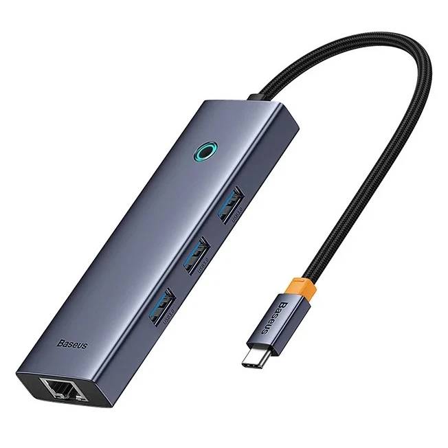 Док-станция Baseus Flite Series 4-Port HUB Space Grey B0005280A813-00