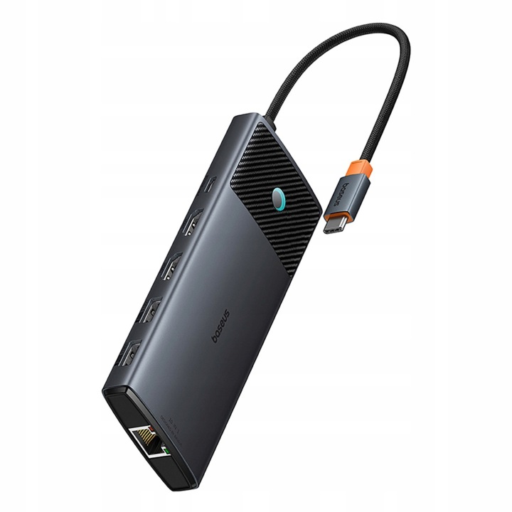 Док-станция Baseus Metal Gleam Series II 10-in-1 (B00061800123-00)