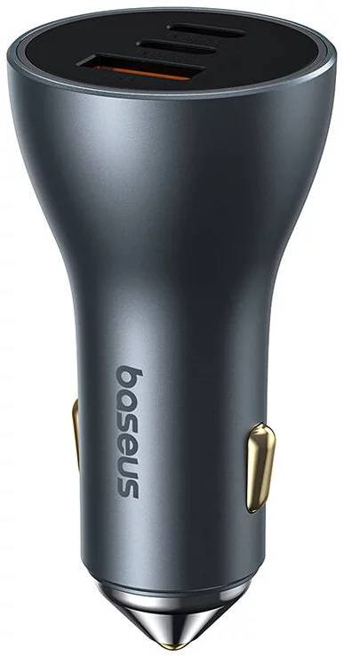 АЗУ Baseus C00035202841-00, 65W, 1xUSB, 2xType-C, серый