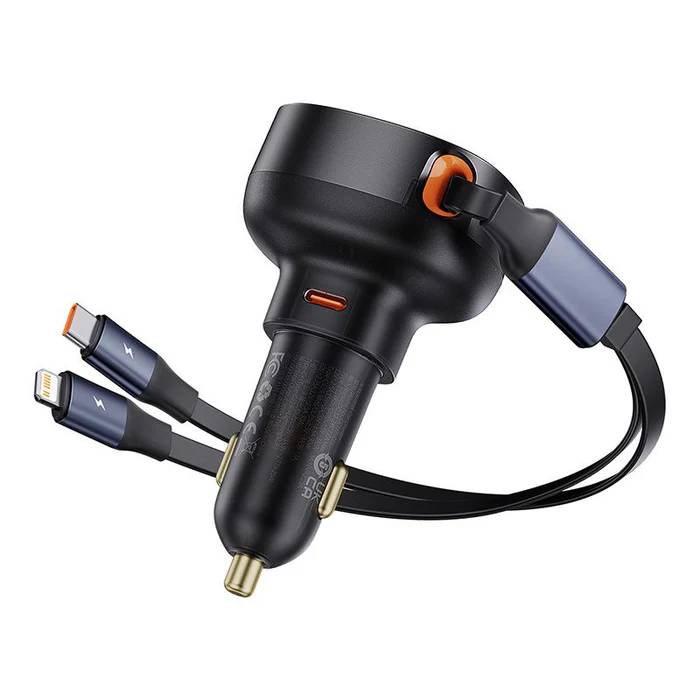 АЗУ Baseus C00057802111-00, 60W, 2xType-C, 1xLightning, черный