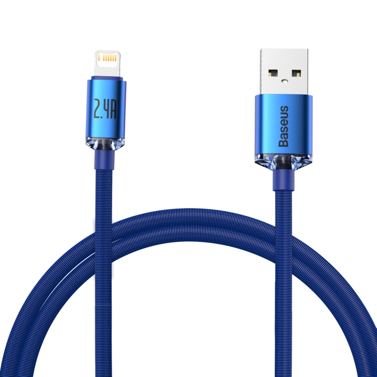 Кабель Lightning (M) - USB2.0 (M), 1.2м, Baseus CAJY000003, Blue
