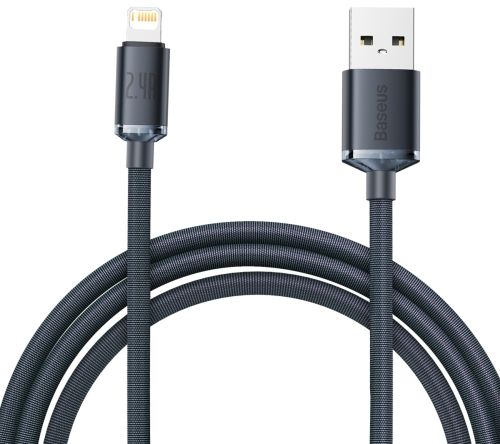 Кабель Lightning (M) - USB2.0 (M), 2м, Baseus CAJY000101, Black