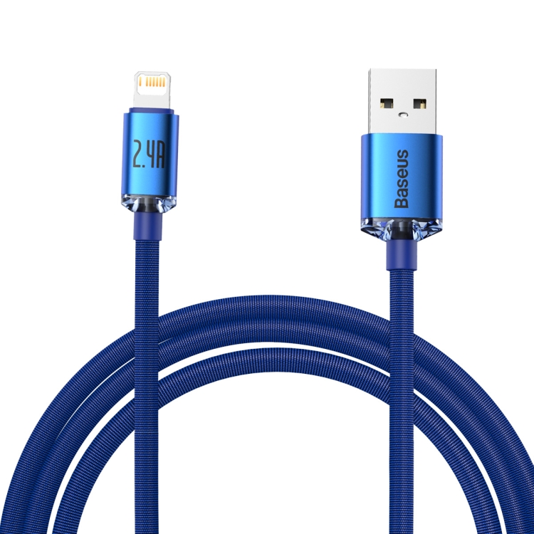 Кабель Lightning (M) - USB2.0 (M), 2м, Baseus CAJY000103, Blue