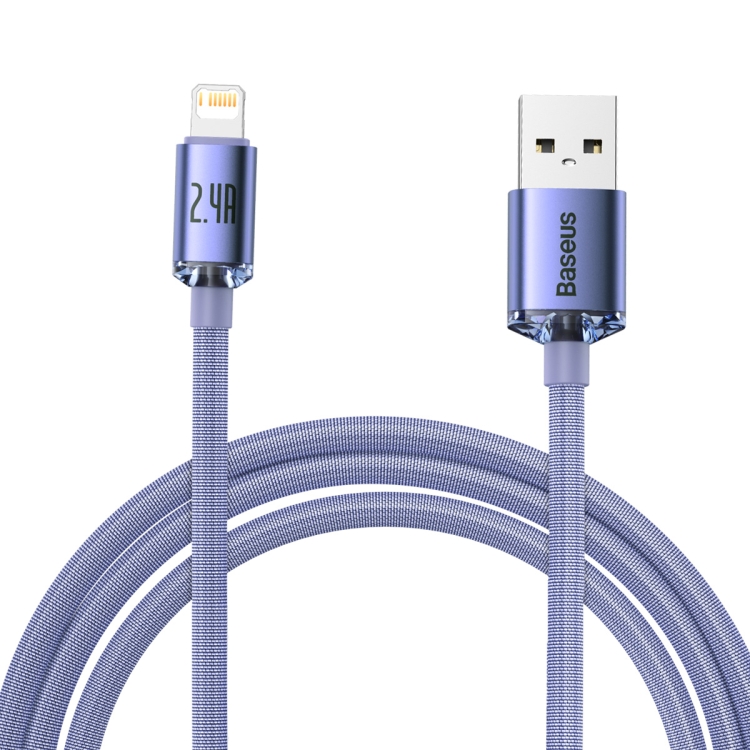 Кабель Lightning (M) - USB2.0 (M), 2м, Baseus CAJY000105, Purple