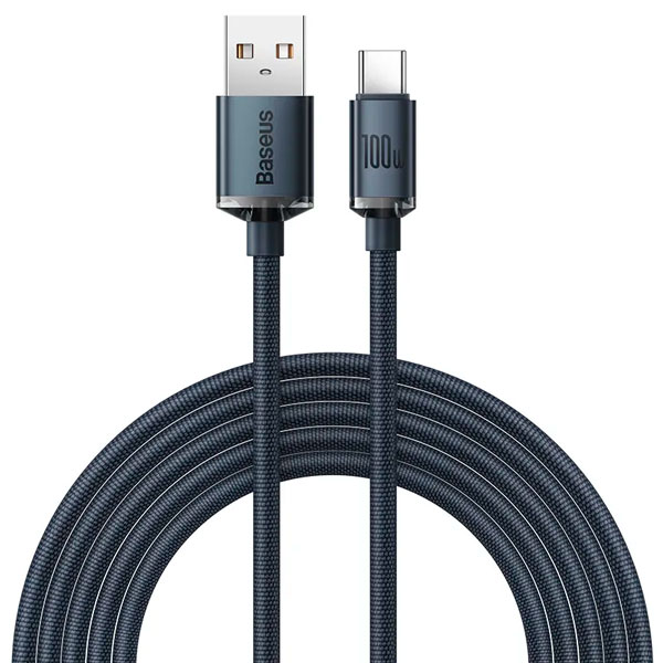 Кабель USB2.0 (M) - USB2.0 Type-C (M), 2м, Baseus CAJY000501, Black