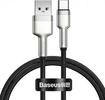 Кабель USB2.0 - USB Type-C, 0.25м, Baseus CAKF000001, Black