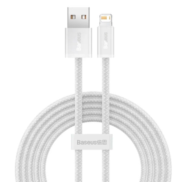 Кабель Lightning (M) - USB2.0 (M), 1м, Baseus CALD000402, белый